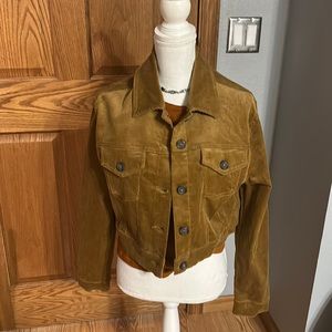 Corduroy Jacket, sz  L, tan